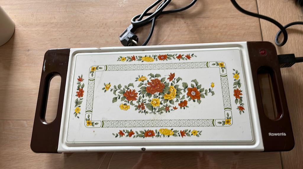 Rowenta warmhoudplaat vintage, Elektronische apparatuur, Ophalen of Verzenden, Gebruikt