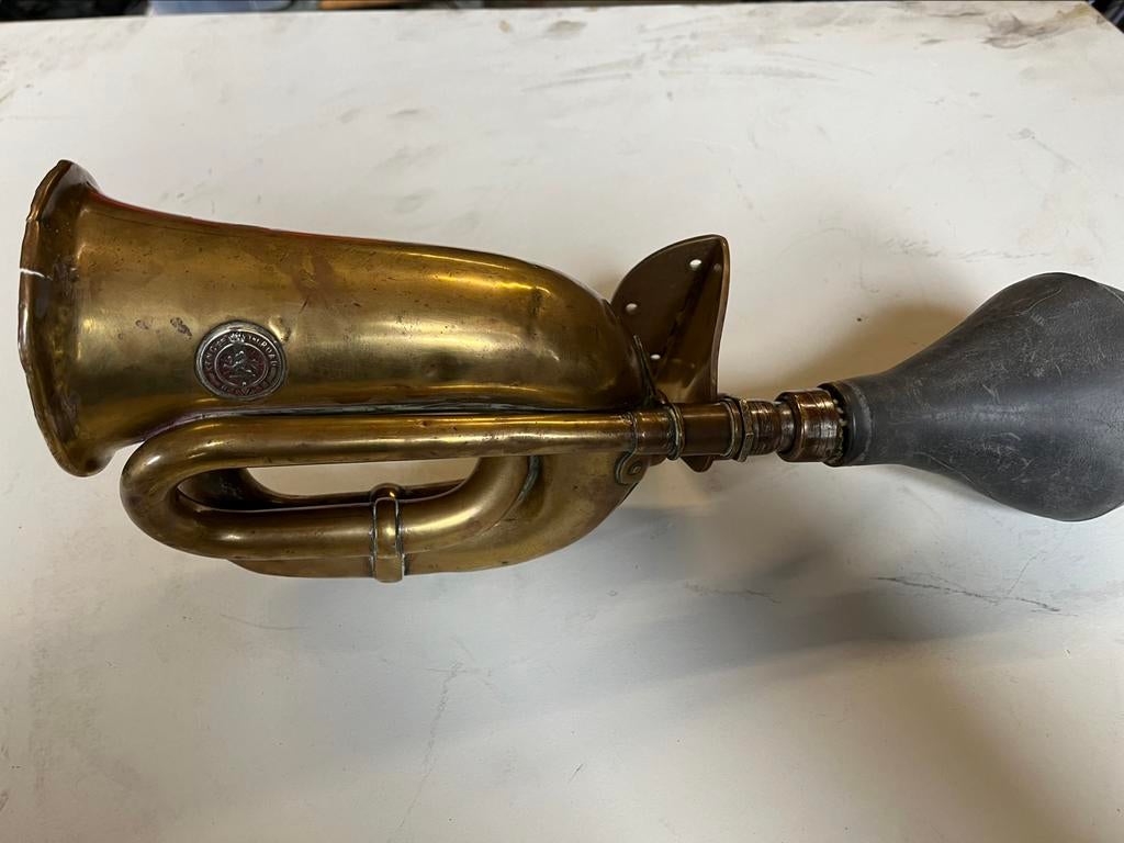 Antieke auto toeter., Ophalen of Verzenden, Gebruikt