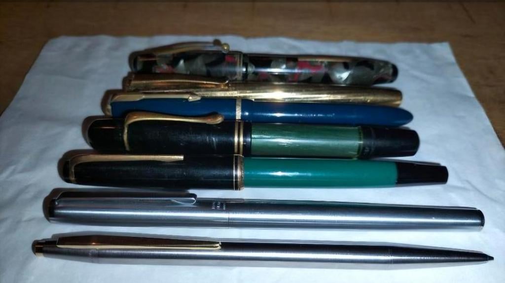 Vintage pennen Mont Blanc Parker Waterman, Ophalen of Verzenden, Gebruikt, Vulpen, Mont Blanc
