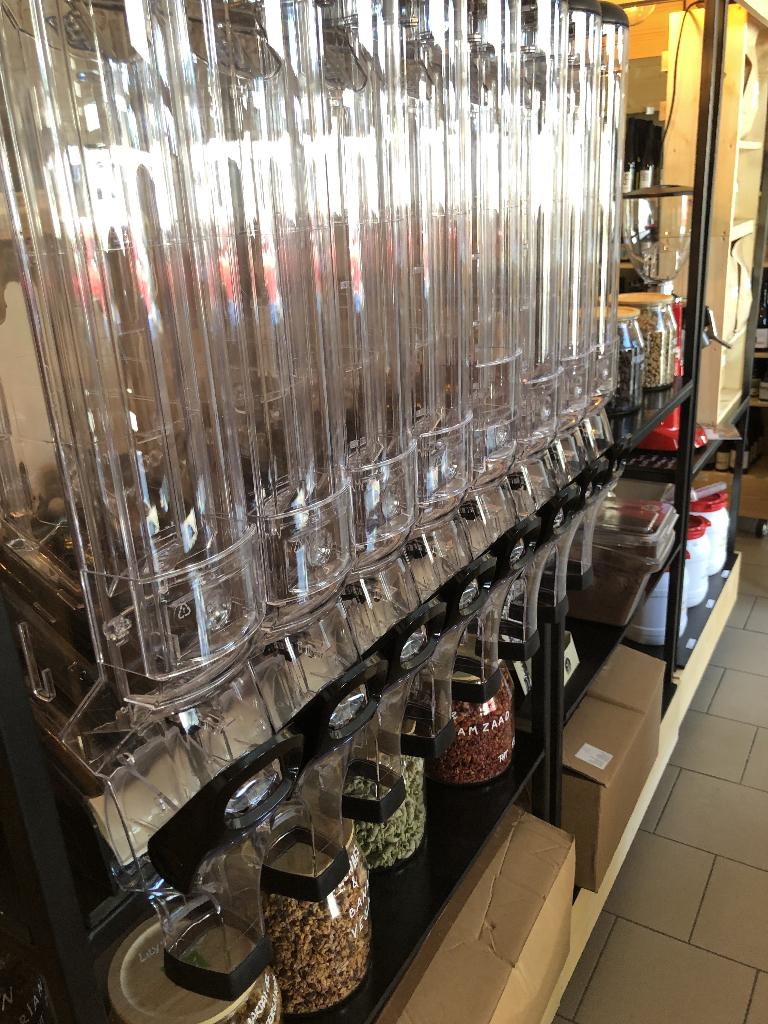 Uitverkoop inboedel verpakkingsvrije winkel - zero waste, Huis en Inrichting, Complete inboedels, Ophalen of Verzenden