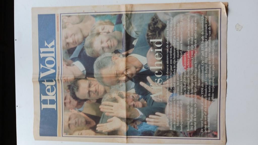 Belgisch Koningshuis boeken en krant, Boeken, Ophalen