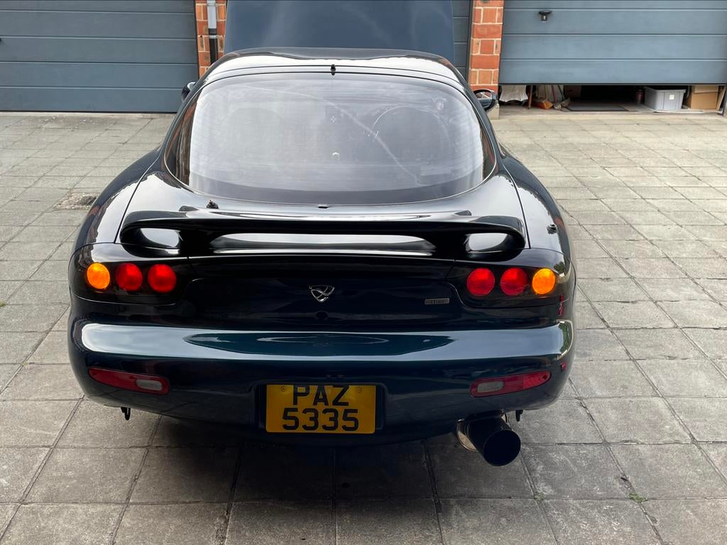 Originele mazda rx7 spoiler montego blue, Autos : Pièces & Accessoires, Enlèvement ou Envoi, Utilisé, Mazda, Haillon arrière