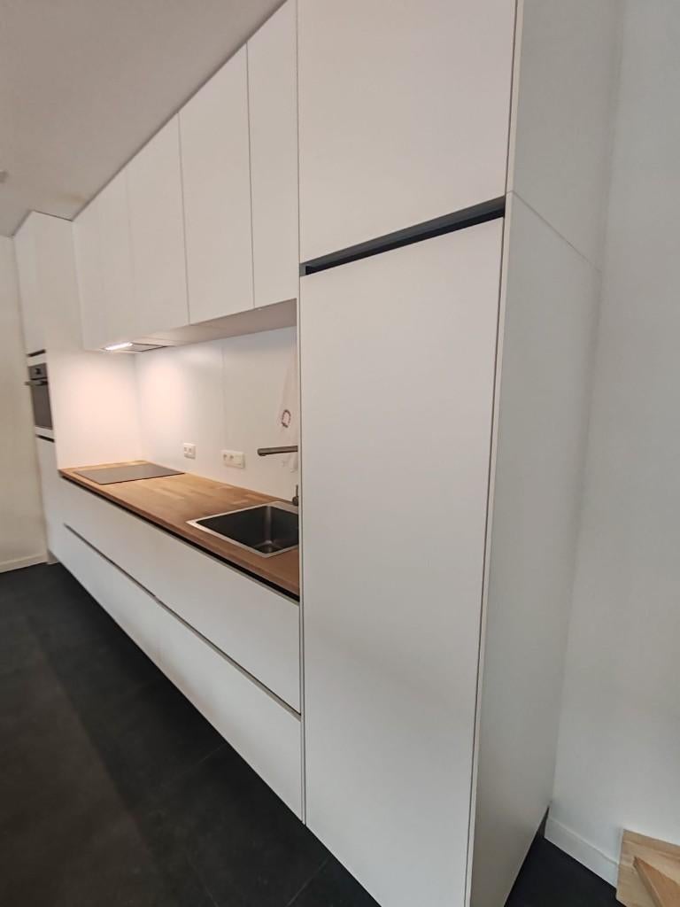 Complete keuken met toestellen, Ophalen, Wit, Enkelwandige keuken, Zo goed als nieuw