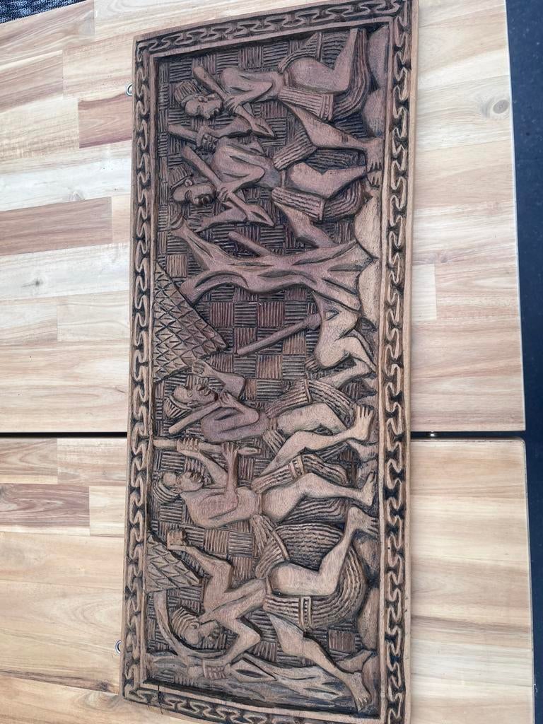 Cadre en bois Africain, Enlèvement ou Envoi, Bois