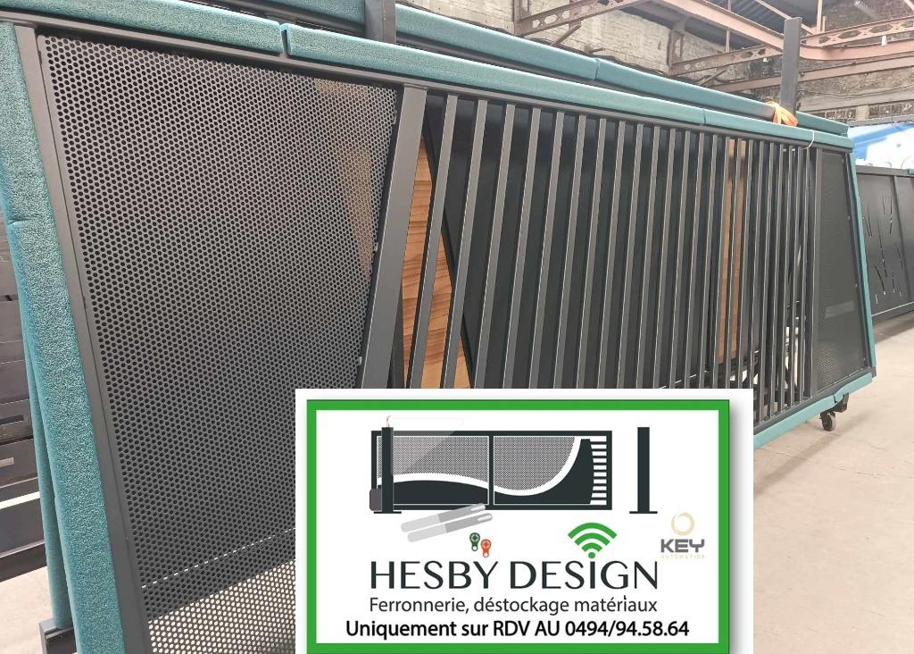 Barrière ,portail coulissant , autoportant, Jardin & Terrasse, Neuf, 200 cm ou plus, Acier, Porte coulissante