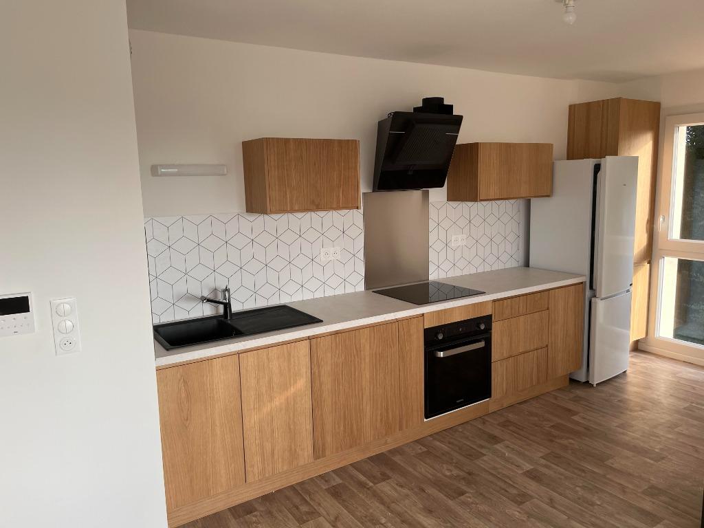 Meubles de cuisine décor bois chêne clair, Maison & Meubles, Neuf, Sans poignée, Bois, Brun