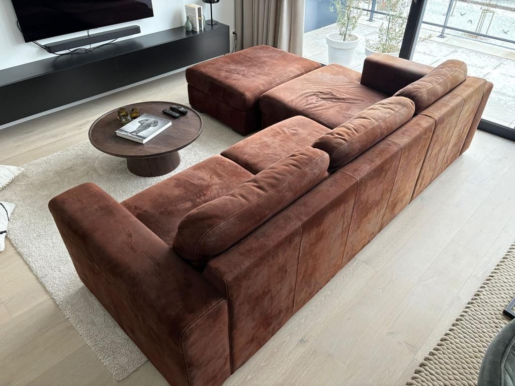 Daim salon, Ophalen, 250 tot 300 cm, Gebruikt, 100 tot 125 cm