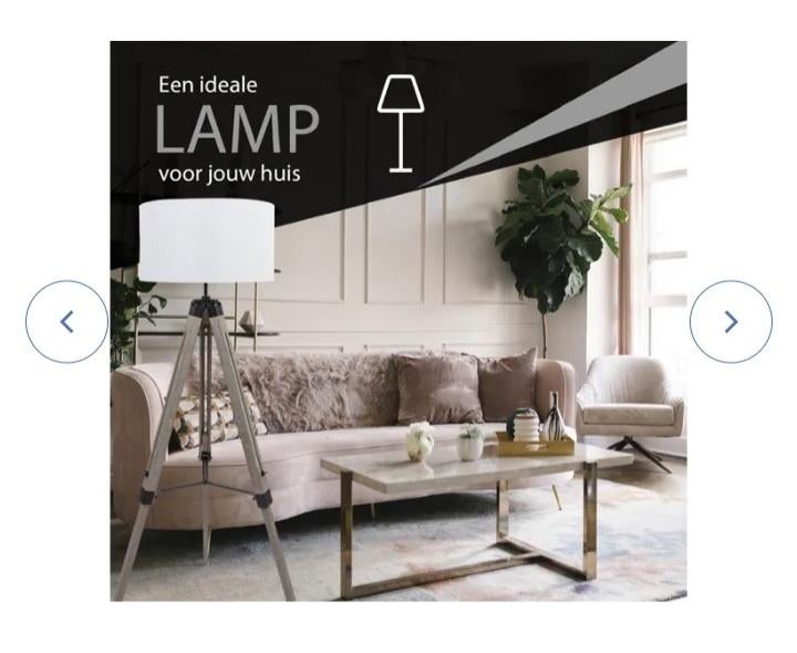 Staande lamp, Huis en Inrichting, Lampen | Vloerlampen, Ophalen, Nieuw, Hout, Eigentijds pas bij alles