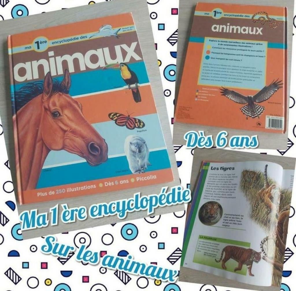 Ma 1ère encyclopédie pour enfant "les animaux "dès  6 ans, Livres, Enlèvement ou Envoi, Utilisé