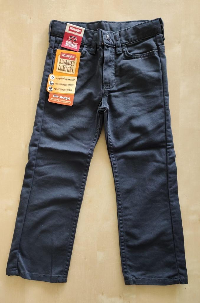 Donkergrijze (antraciet) Wrangler slim straight jeans, maat, Garçon, Enlèvement ou Envoi, Wrangler, Pantalon