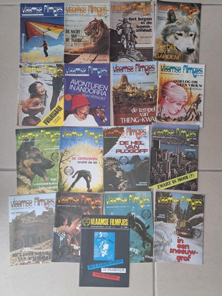 Vlaamse Filmpjes - 1980, Boeken, Kinderboeken | Jeugd | 10 tot 12 jaar, Gelezen, Ophalen of Verzenden, Fictie, Diverse Auteurs