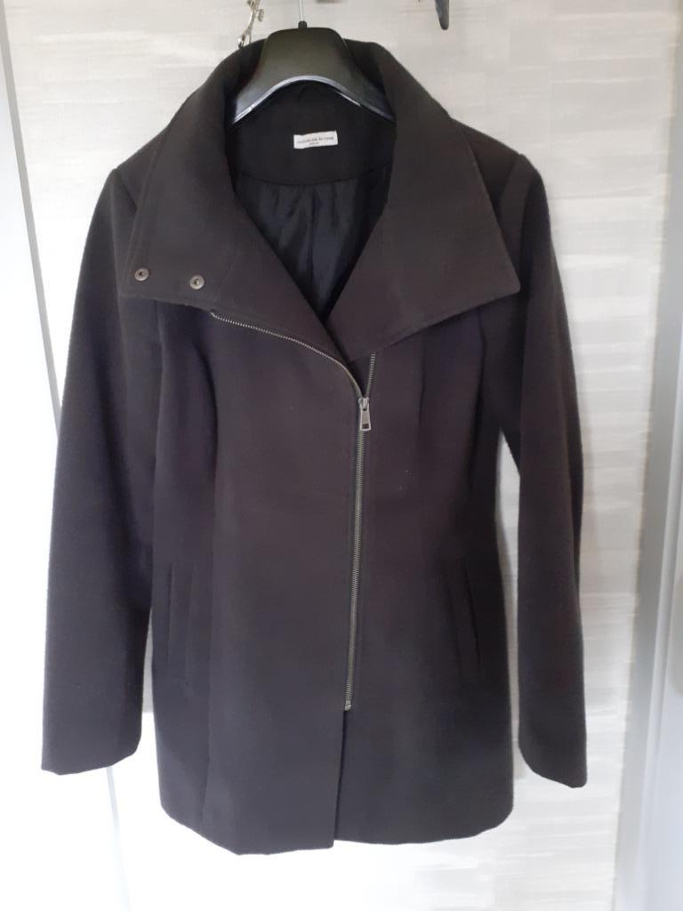 wintermantel / stoffen jas  Maat M, Kleding | Dames, Jassen | Winter, Ophalen of Verzenden, Gedragen, Maat 38/40 (M), Grijs