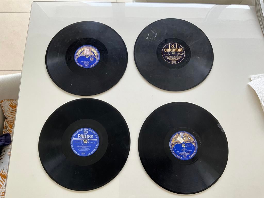 Lot  van 4 bakelieten elpee’s 78  toeren, Cd's en Dvd's, Vinyl | Overige Vinyl, Ophalen of Verzenden