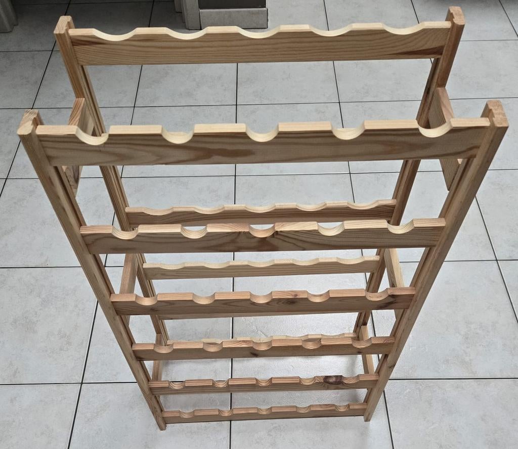 Houten flessenrek voor 30 flessen, Ophalen