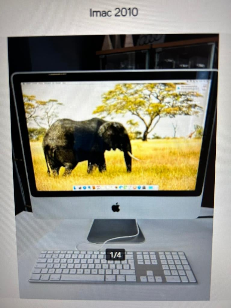 iMac 2010, Informatique & Logiciels, Apple Desktops, Enlèvement, Utilisé, IMac