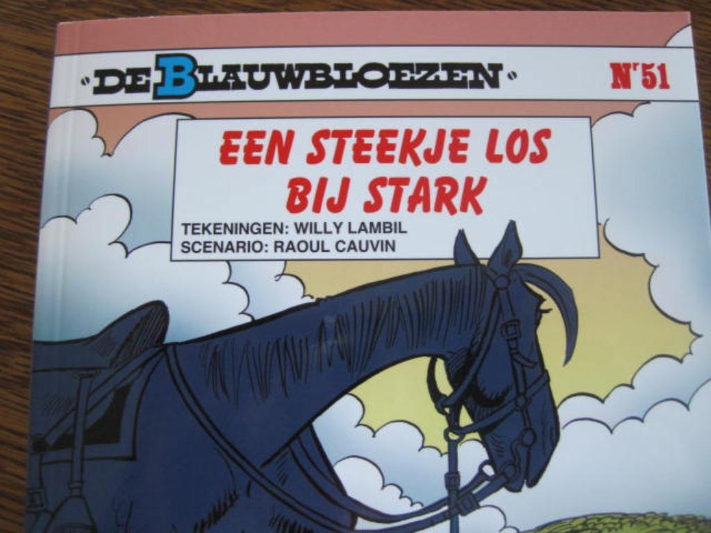 strip : een steekje los bij Stark, de blauwbloezen, Eén stripboek, Ophalen of Verzenden, Nieuw