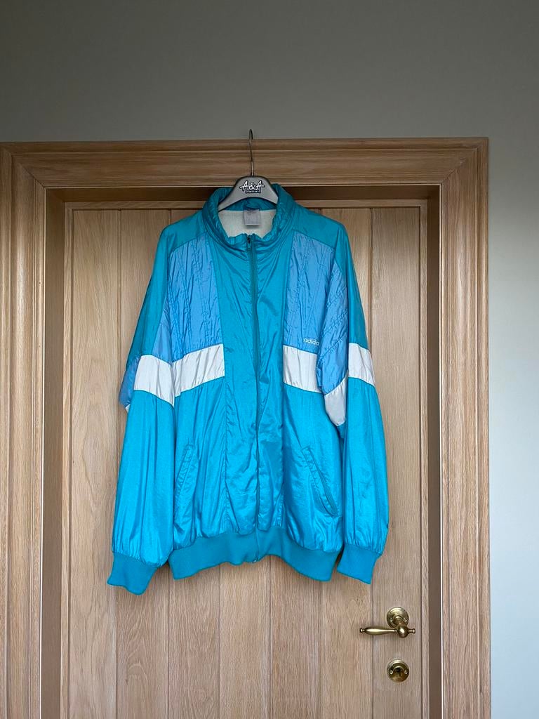 Adidas jacket | Vintage, Kleding | Heren, Sportkleding, Ophalen of Verzenden, Blauw