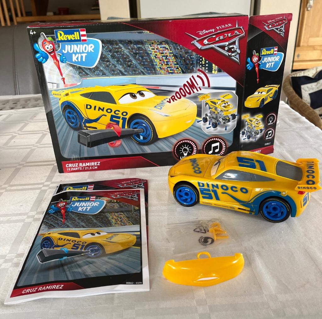 Revell Junior kit - Cruz Ramirez - Disney Cars, Enlèvement ou Envoi, Utilisé