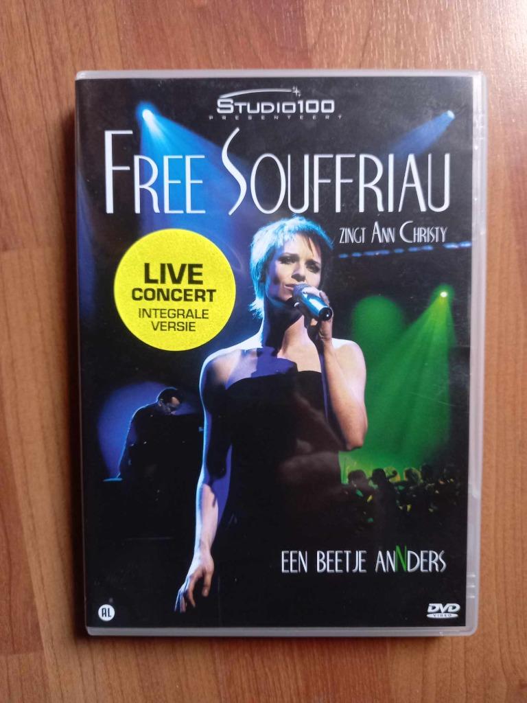 DVD Free Souffriau - Zingt Ann Christy. Een Beetje Annders, Cd's en Dvd's, Dvd's | Muziek en Concerten, Zo goed als nieuw, Muziek en Concerten