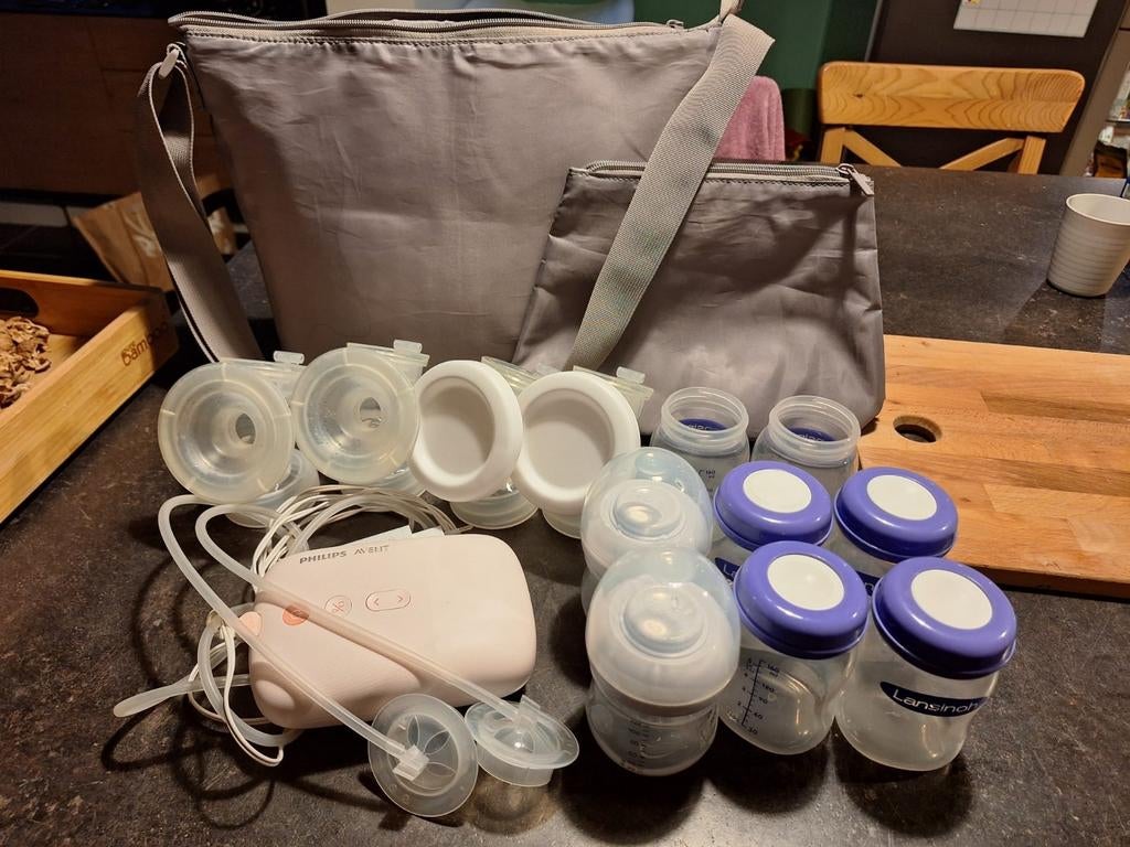 Avent dubbele elektrische borstkolf, Ophalen, Gebruikt, Borstkolf