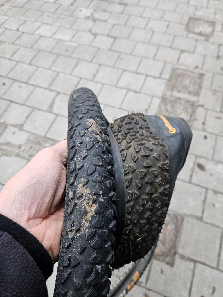 2 Continental Race King mtb banden (2,2 inch band verkocht), Enlèvement, Utilisé, Pneu, Continental