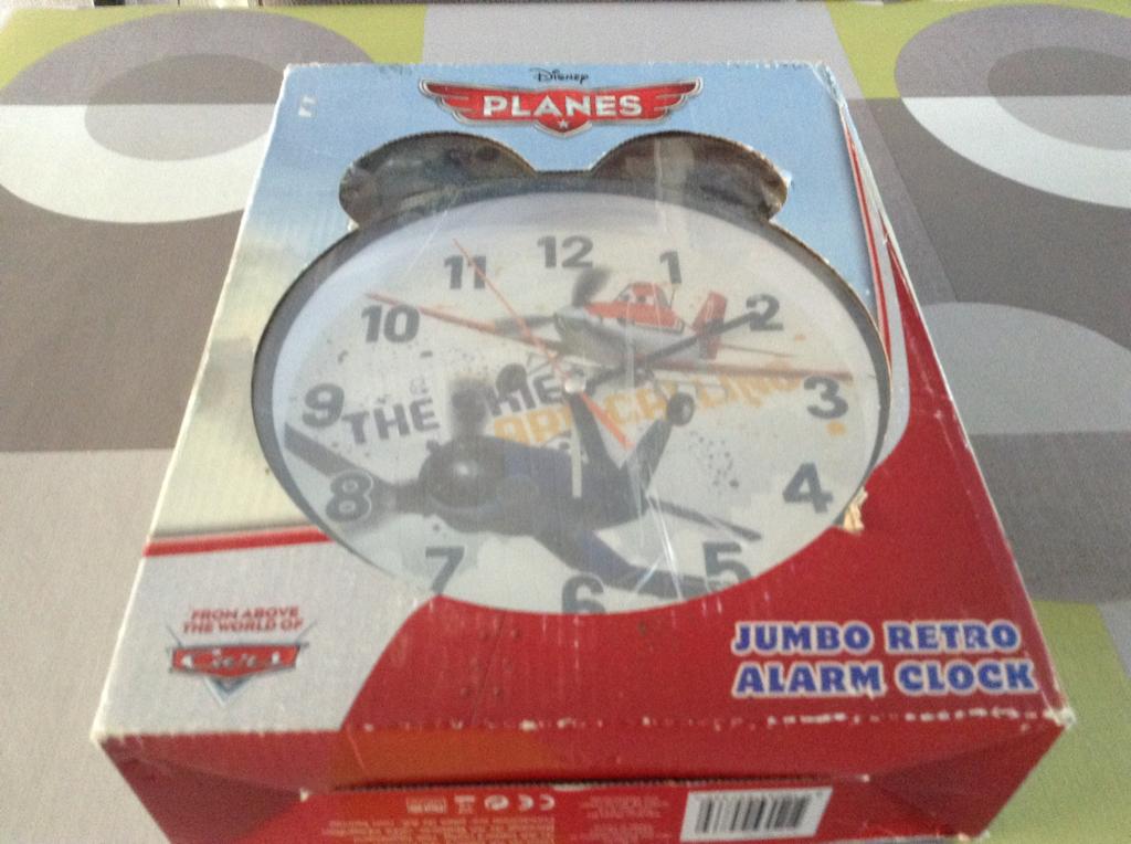 Réveil rétro jumbo Disney-Pixar Planes (Nouveau), Enfants & Bébés, Enlèvement ou Envoi, Neuf