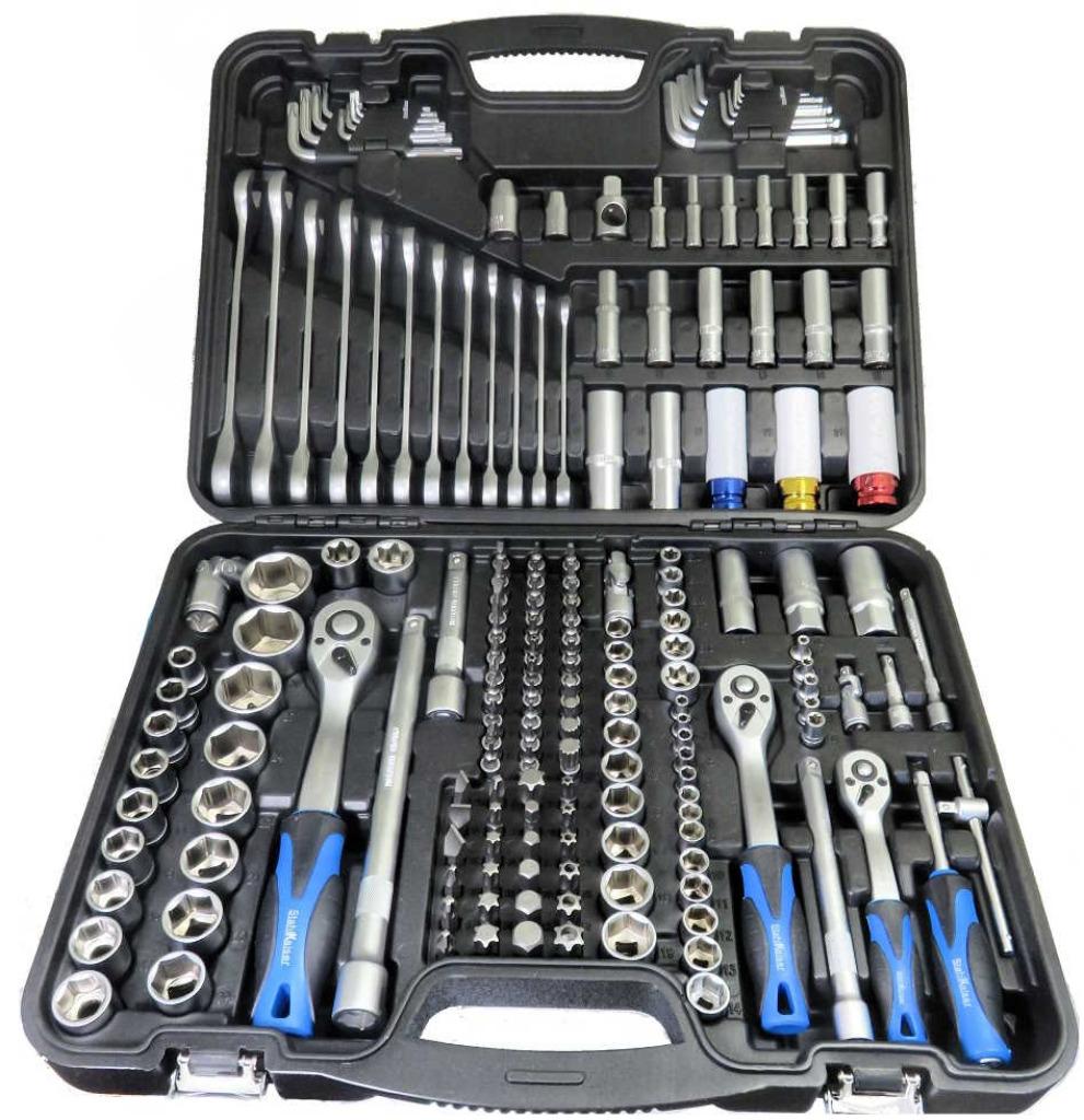 Dop- sleutel set 176dlg. Pro, Doe-het-zelf en Bouw, Gereedschap | Handgereedschap, Nieuw, Ophalen of Verzenden