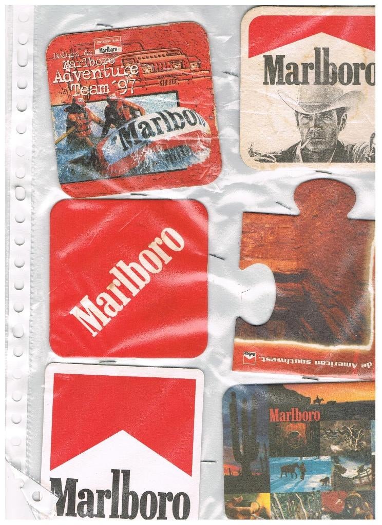 SOUS-VERRES À BIÈRE MARLBORO, Collections, Marques & Objets publicitaires, Envoi, Neuf, Autres types