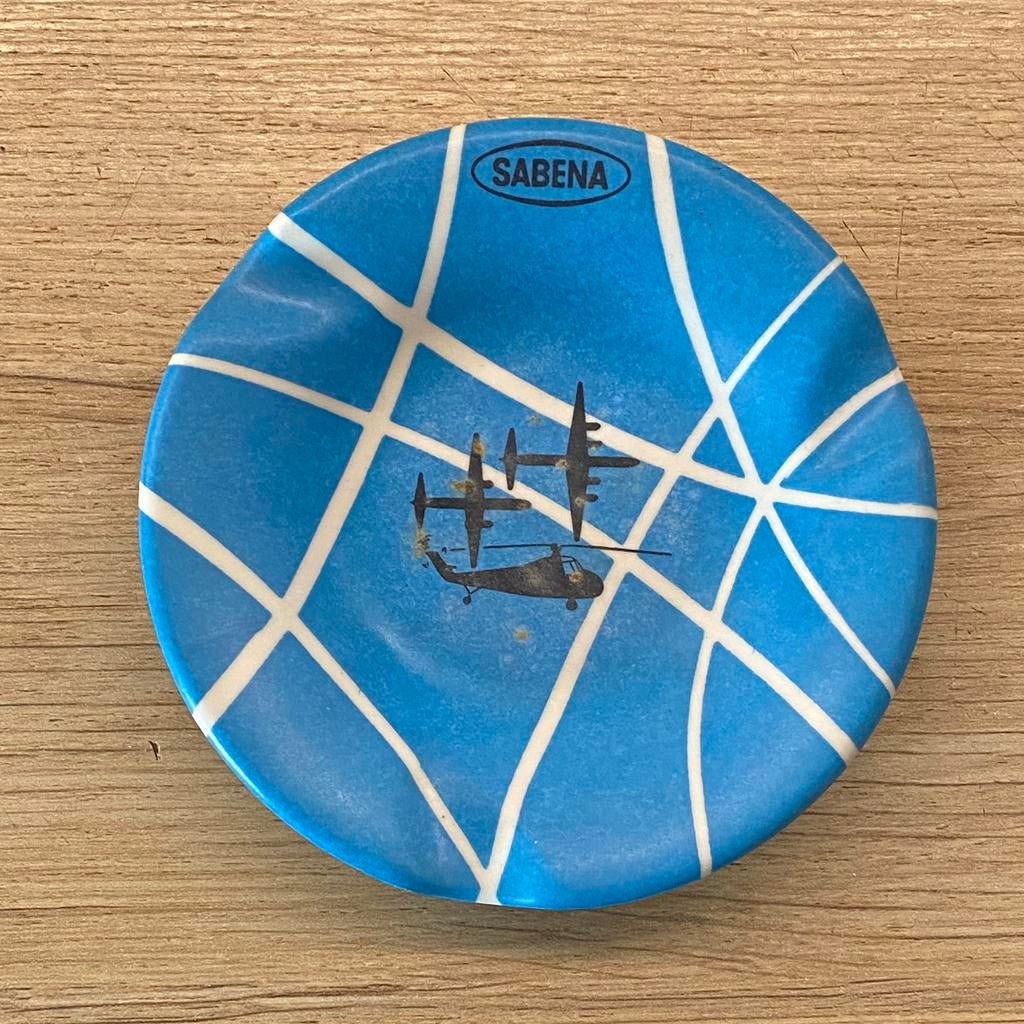 Sabena asbak, zeldzaam, Verzamelen, Sabenasouvenirs, Ophalen of Verzenden