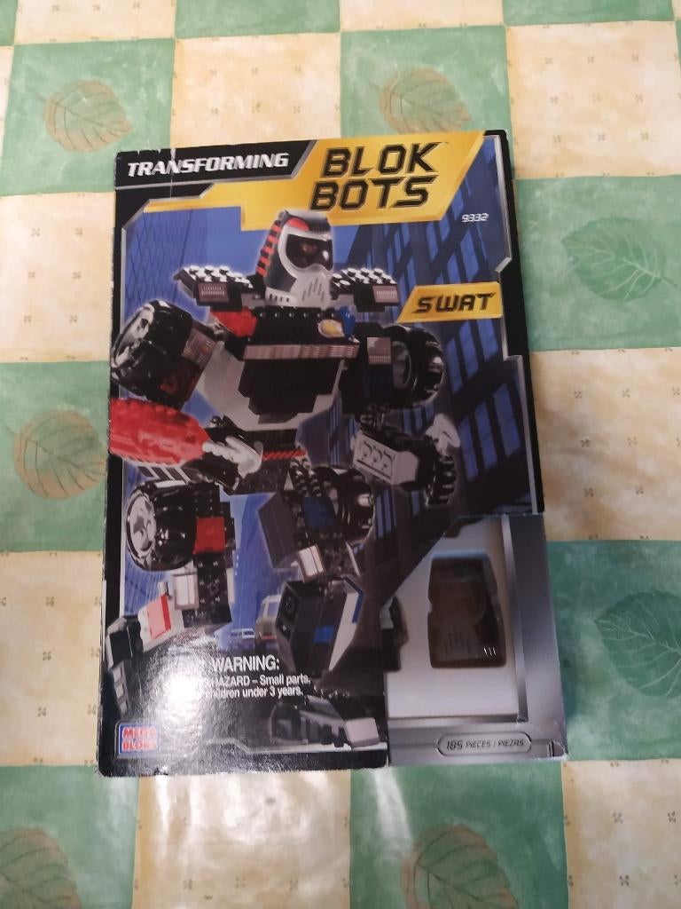 megabloks blok bots transforming robot "swat" nr 9332, Kinderen en Baby's, Ophalen of Verzenden, Zo goed als nieuw