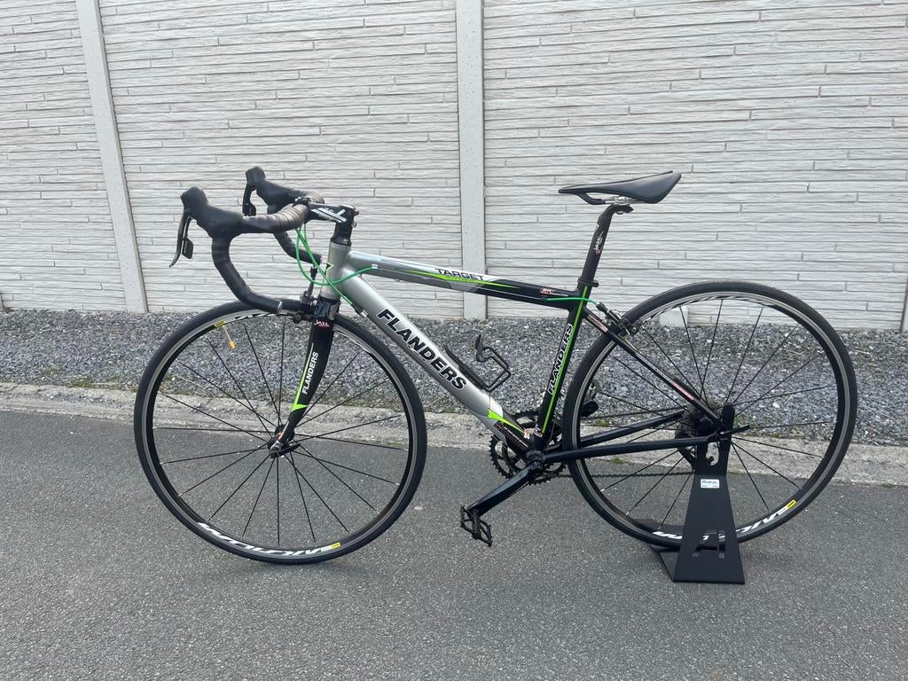 Flanders Target Alu (2013) | Châssis S | SRAM Apex 2x10, Autres marques, Aluminium, Comme neuf, Enlèvement