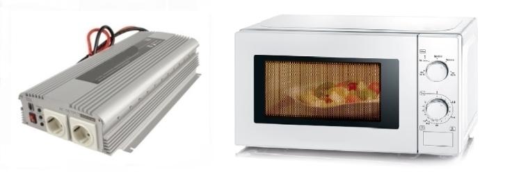 Omvormer 24V naar 230V 1500/1700 Watt + Magnetron 700 W, Neuf, Enlèvement ou Envoi, Niet ingevuld, Niet ingevuld