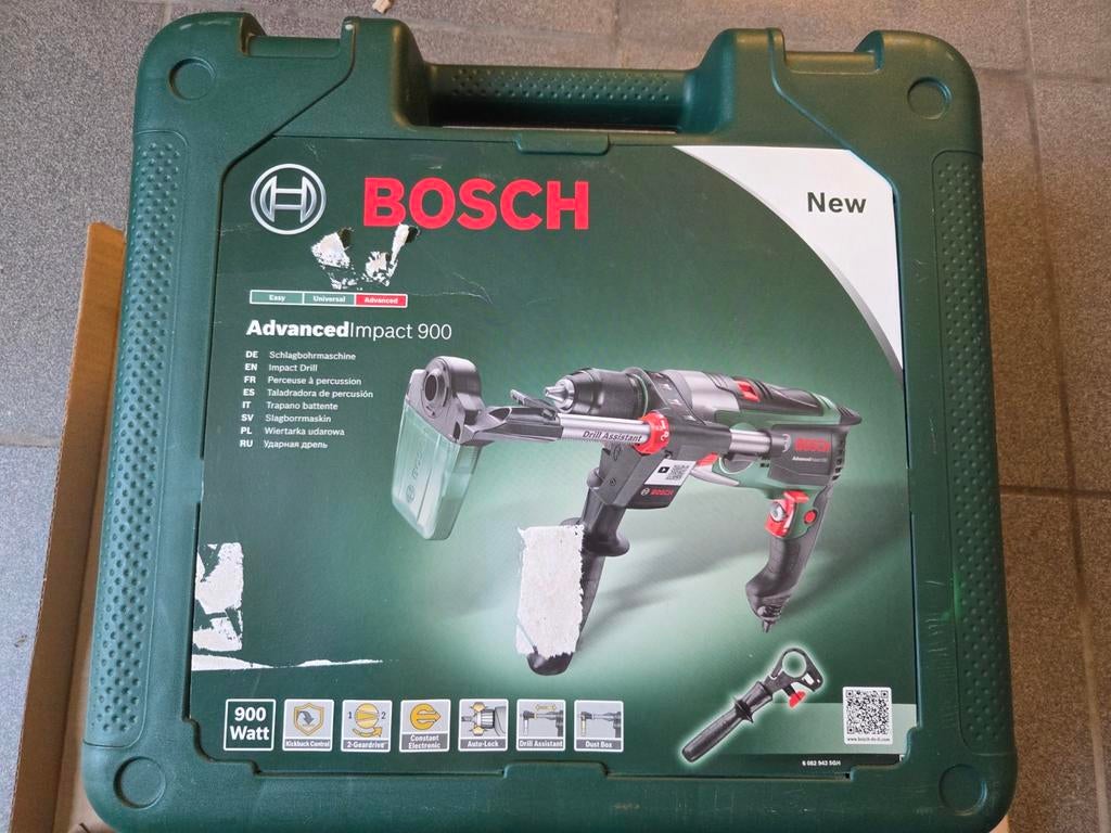 Bosch Advanced impact 900 boormachine, Variabele snelheid, Ophalen, Boormachine, Gebruikt