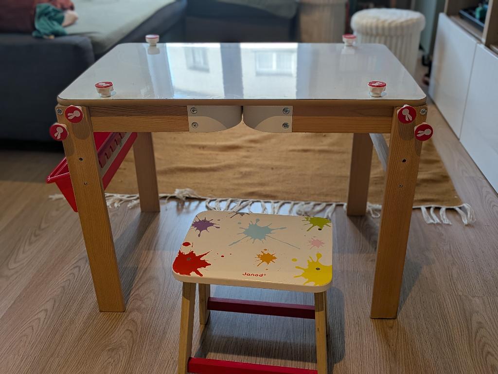 Bureau Enfant & Tableau, Maison & Meubles, Enlèvement, Réglable en hauteur, Utilisé
