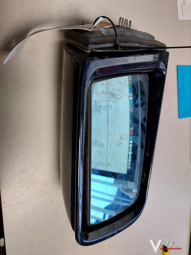 MB C180 buitenspiegel RV handbediend '95, Gebruikt, -, -, Ophalen of Verzenden