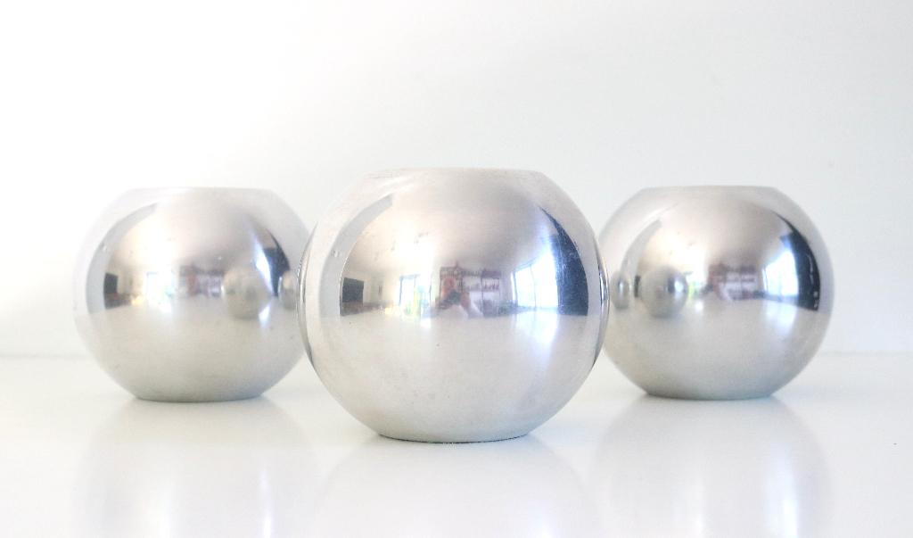 Vintage Ikea kandelaars, Enlèvement ou Envoi, Utilisé, Métal