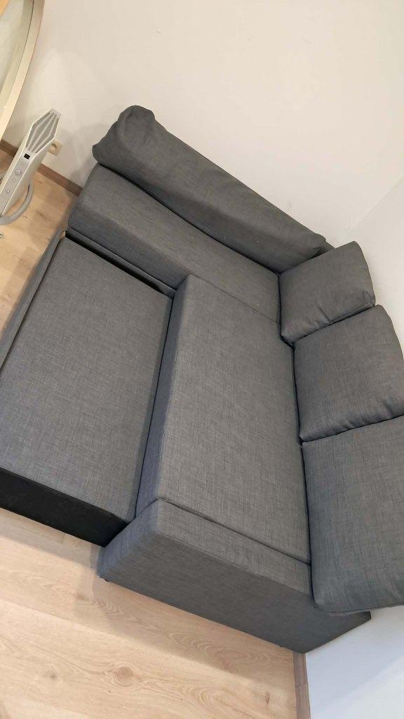 Canapé-lit d’angle IKEA FRIHETEN en gris foncé., Maison & Meubles, Enlèvement, Utilisé, Gris