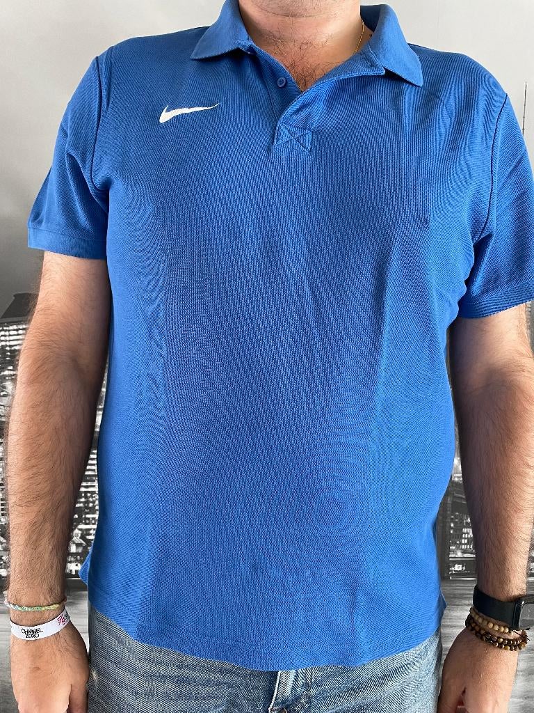 polo Nike XXL, Kleding | Heren, Polo's, Zo goed als nieuw, Overige maten, Blauw, Verzenden