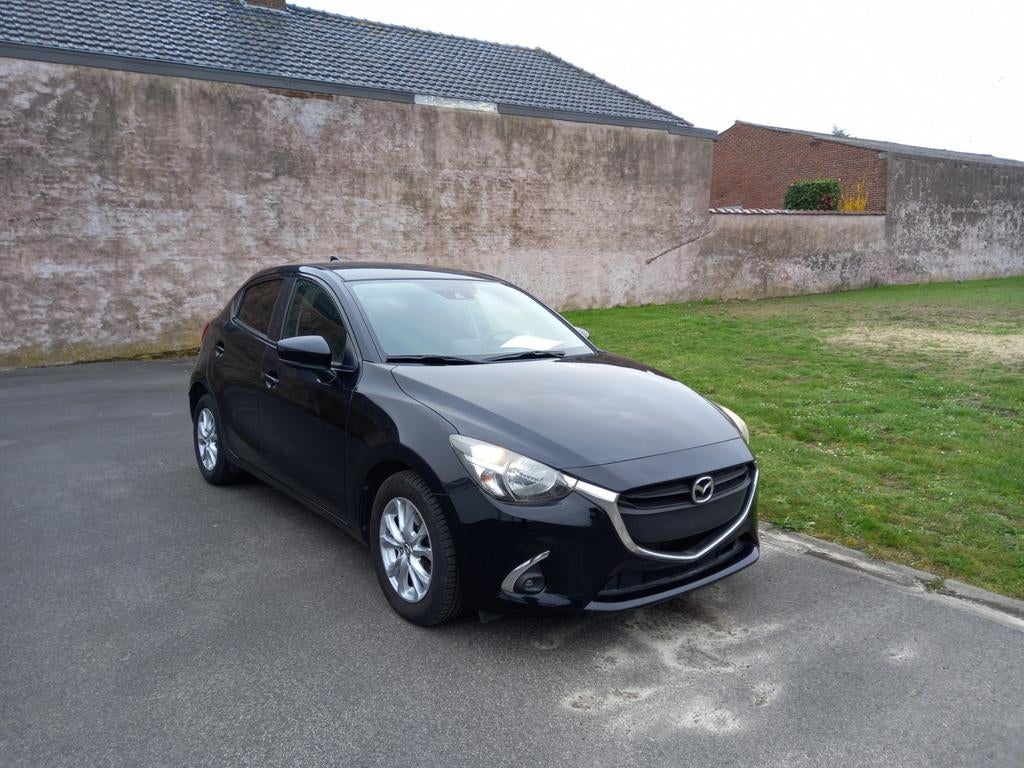 Mazda 2  airco camera, Auto's, Mazda, Euro 5, Stof, Zwart, 4 cilinders