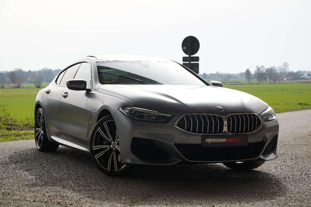 Prachtige BMW 840iAS Gran Coupé xDrive Frozen Grey, Autos, Cuir, Argent ou Gris, Achat, Entreprise