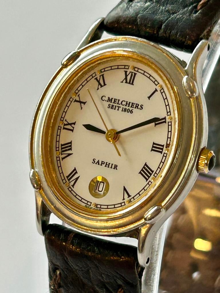 C.Melchers vintage horloge voor dames, Handtassen en Accessoires, Horloges | Dames, Zo goed als nieuw, Polshorloge, Overige merken