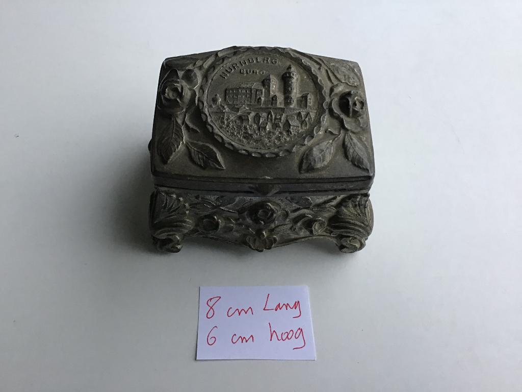 mooi antiek juwelenkistje "Nürnberg" in perfecte staat, Ophalen of Verzenden