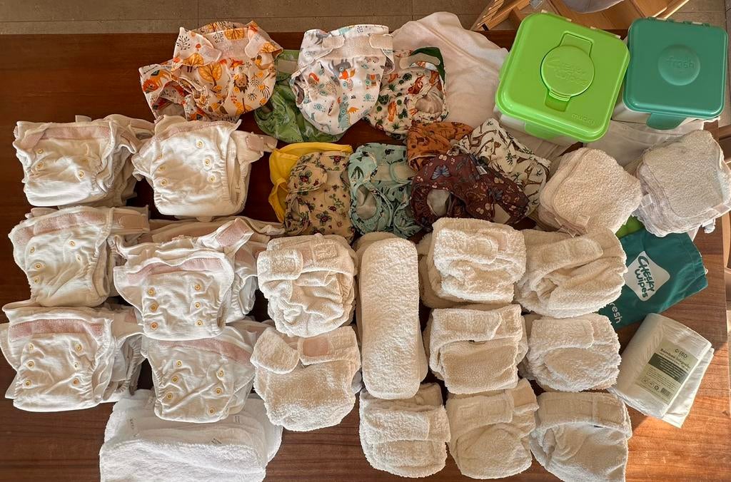 Groot pakket wasbare luiers, Ophalen, Gebruikt