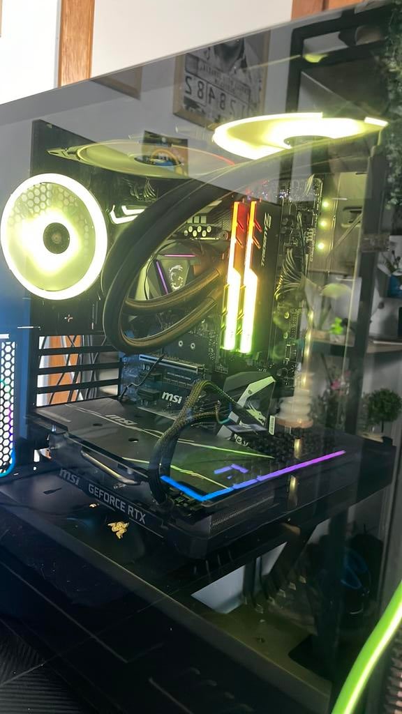 Gaming pc RTX 2080 / i7-9700K + 32” 180Hz Curved Monitor |, Computers en Software, Gebruikt, Virtual Reality, SSD, Ophalen