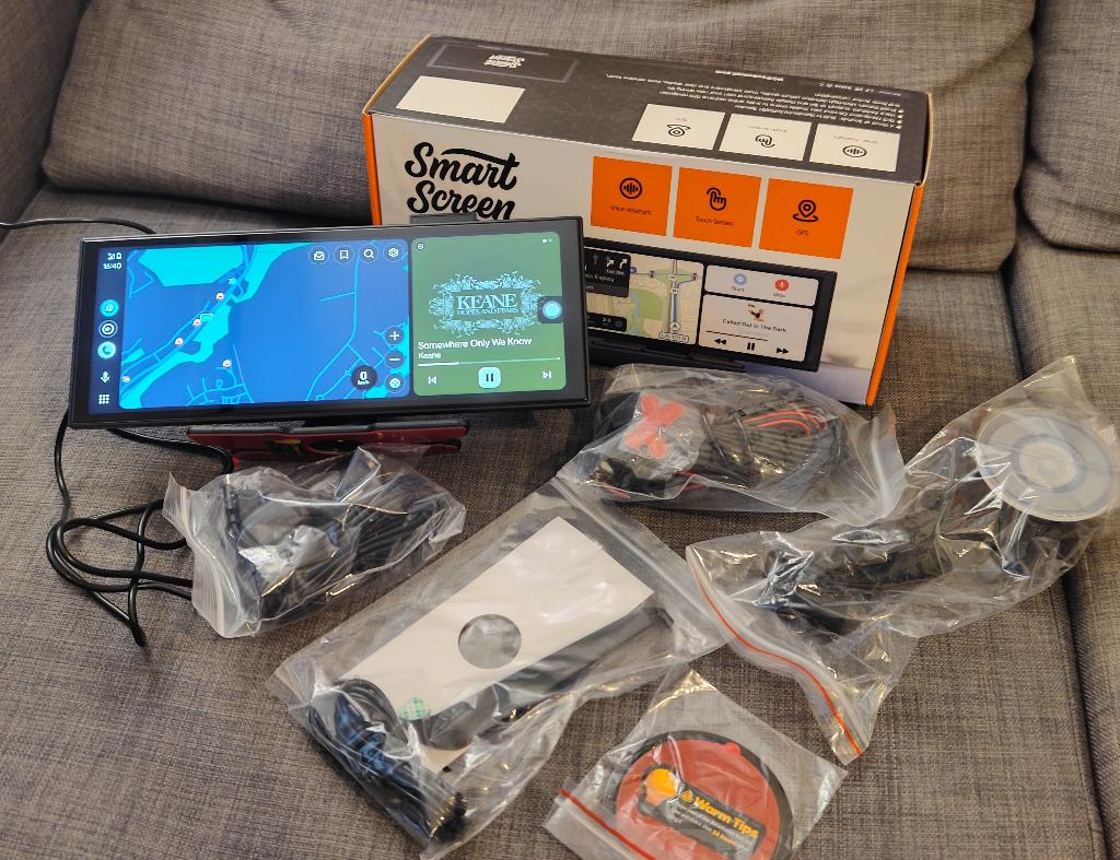 10,25" Apple CarPlay draadloos beeldscherm + Android Auto, Auto diversen, Autoradio's, Ophalen of Verzenden, Nieuw