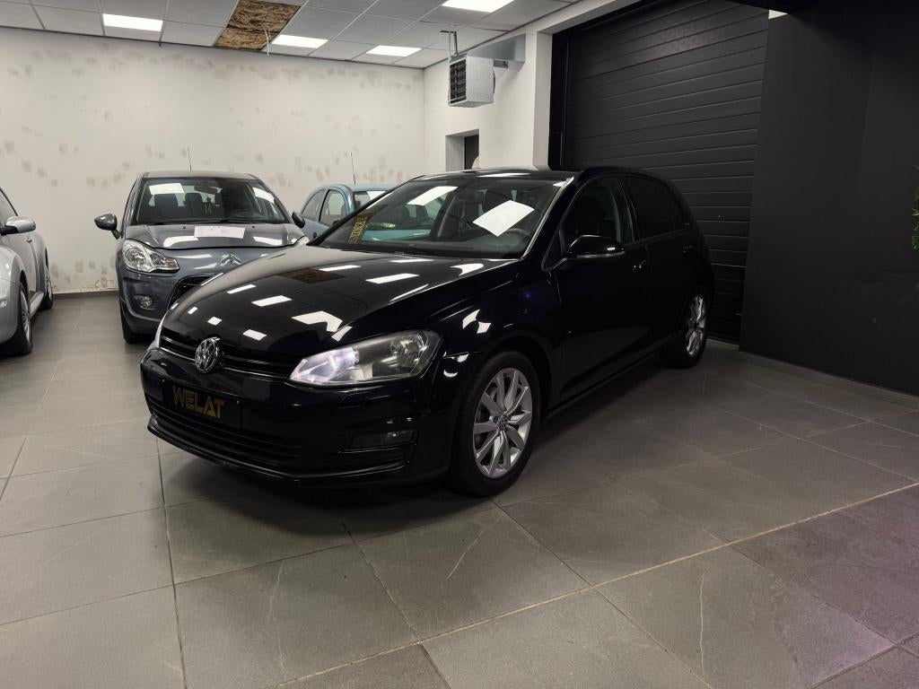VW GOLF 1.2 TURBO BENZINE/2014/TOPSTAAT, Auto's, Bluetooth, Euro 5, Zwart, Bedrijf