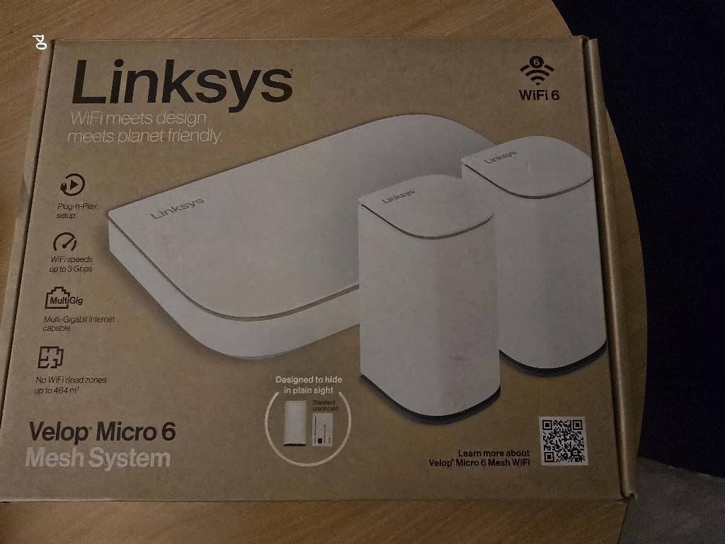 Linksys Velop Micro 6 Mesh, Ophalen, Zo goed als nieuw, Linksys