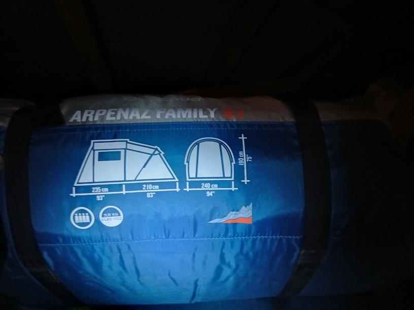 Tente 4 personnes Arpenaz Family 4.1, Enlèvement, Utilisé, Jusqu'à 4