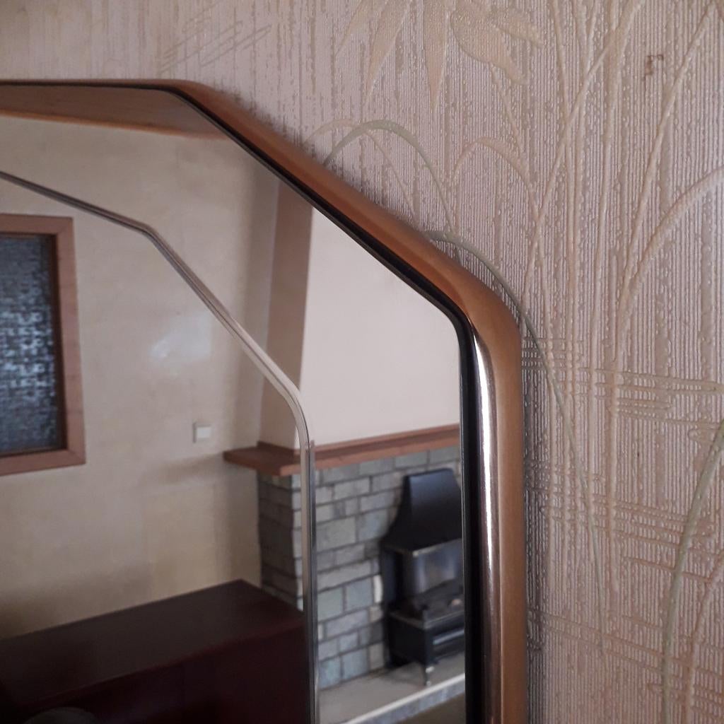 spiegel, Huis en Inrichting, Woonaccessoires | Spiegels, Ophalen, 125 cm of meer, Zo goed als nieuw, Minder dan 100 cm