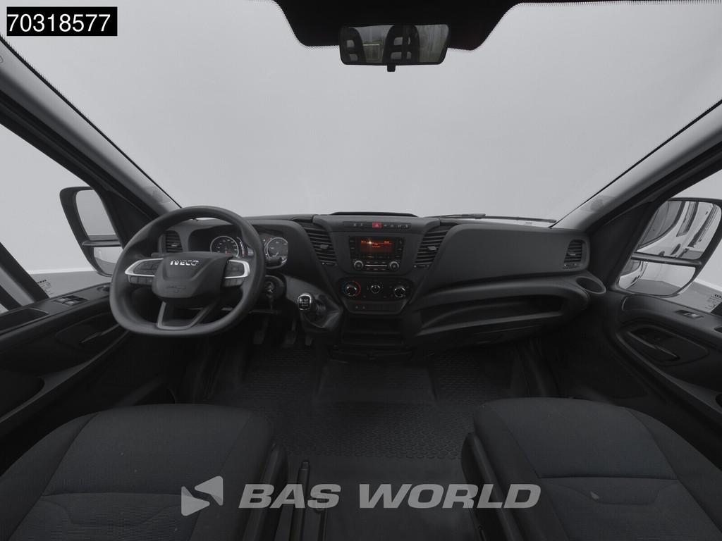 Iveco Daily 35C14 Dubbel Cabine Open Laadbak met Kist Dubbel, Auto's, Bestelwagens en Lichte vracht, Stof, Iveco, Bedrijf, 140 pk